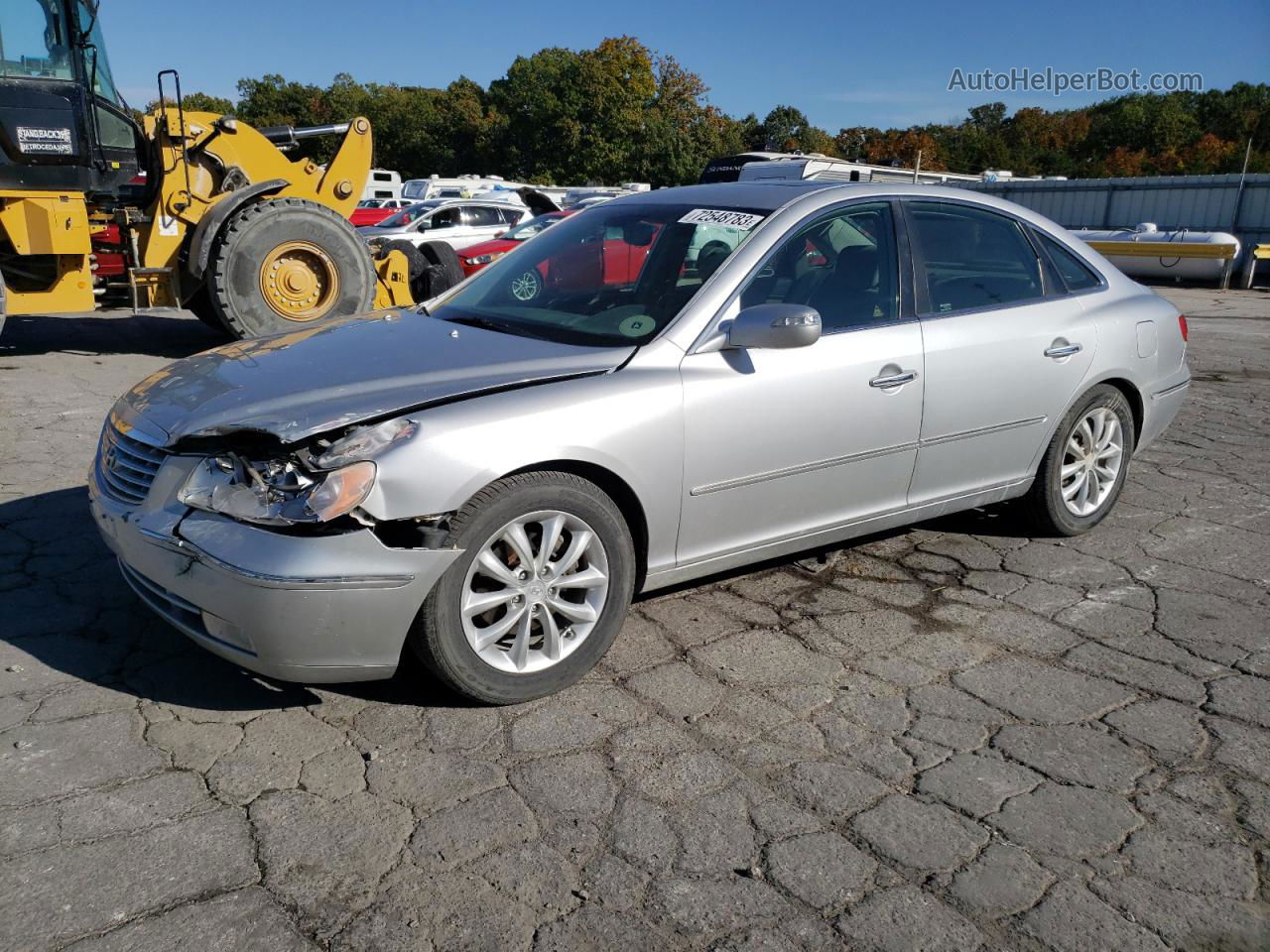 2008 Hyundai Azera Se Silver vin: KMHFC46F68A276625