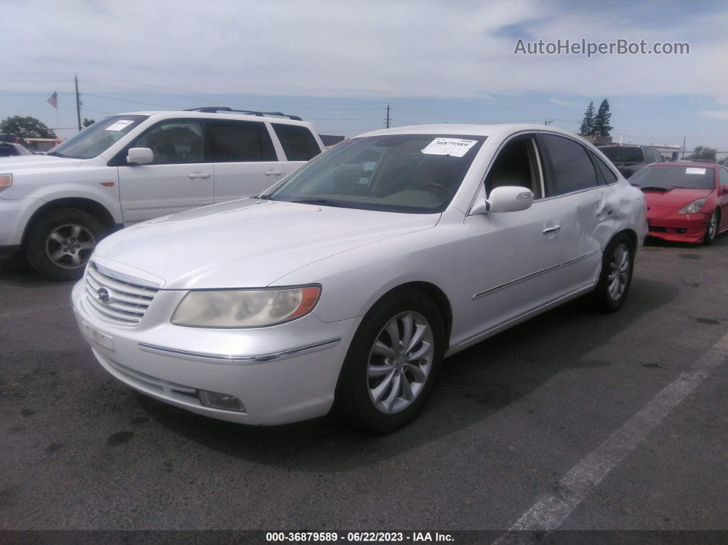 2008 Hyundai Azera Limited White vin: KMHFC46F68A304326