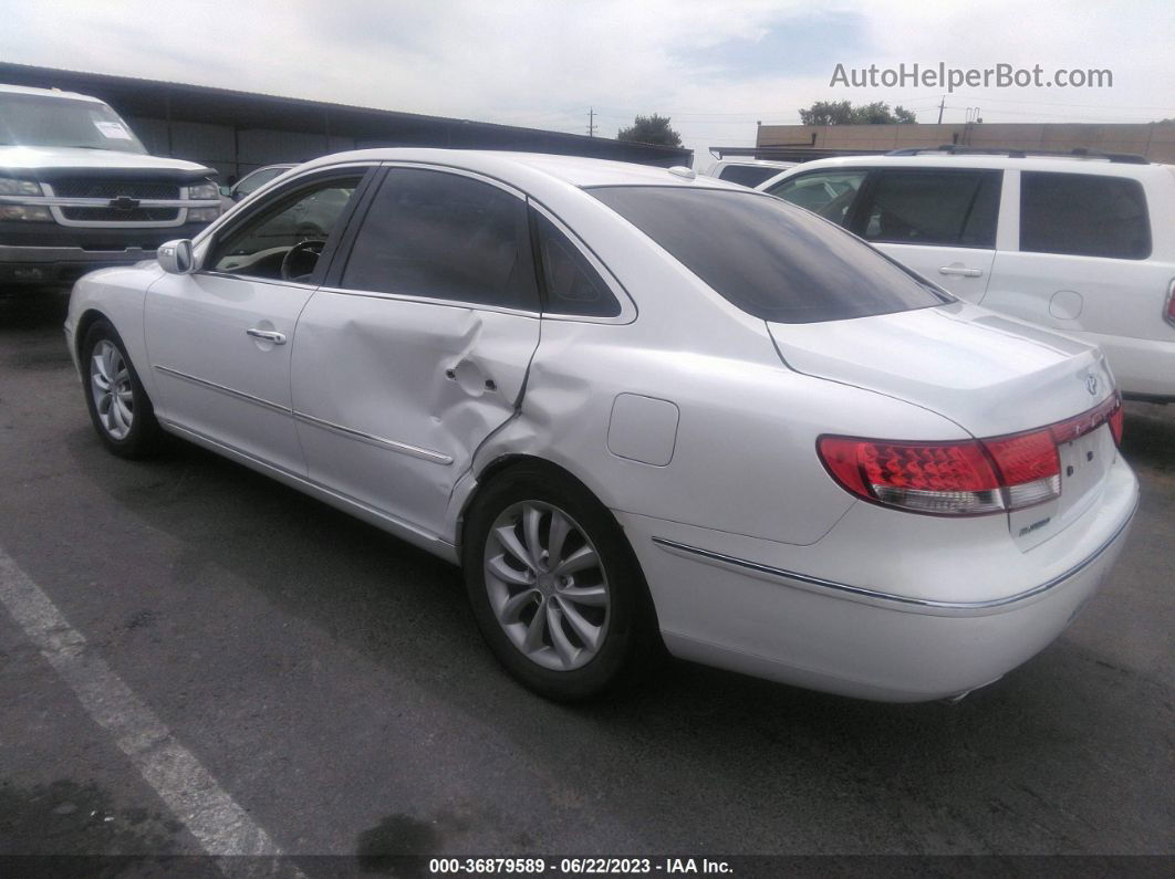 2008 Hyundai Azera Limited White vin: KMHFC46F68A304326