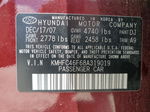 2008 Hyundai Azera Se Бордовый vin: KMHFC46F68A319019