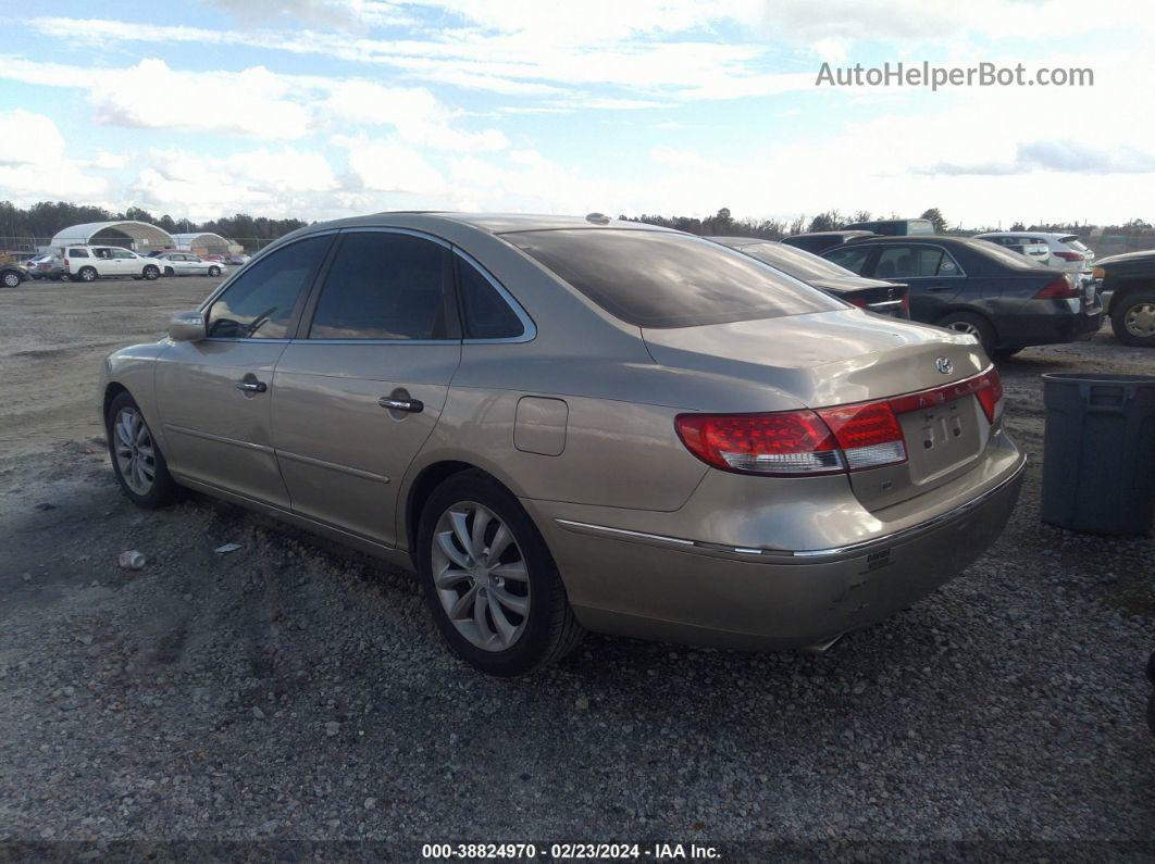 2008 Hyundai Azera Limited Бежевый vin: KMHFC46F68A320994