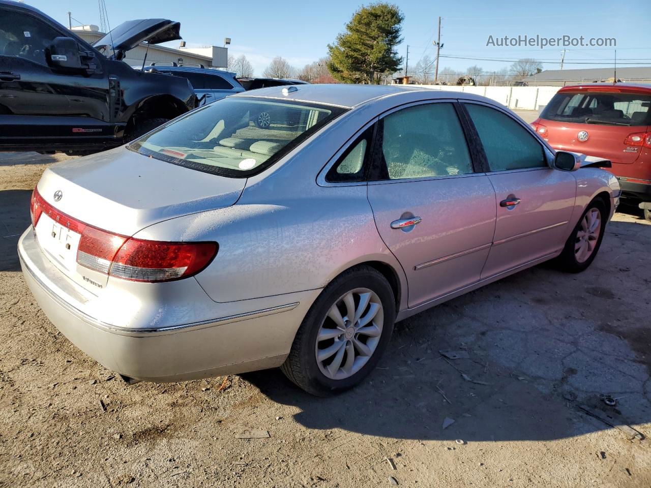 2008 Hyundai Azera Se Серебряный vin: KMHFC46F78A254312