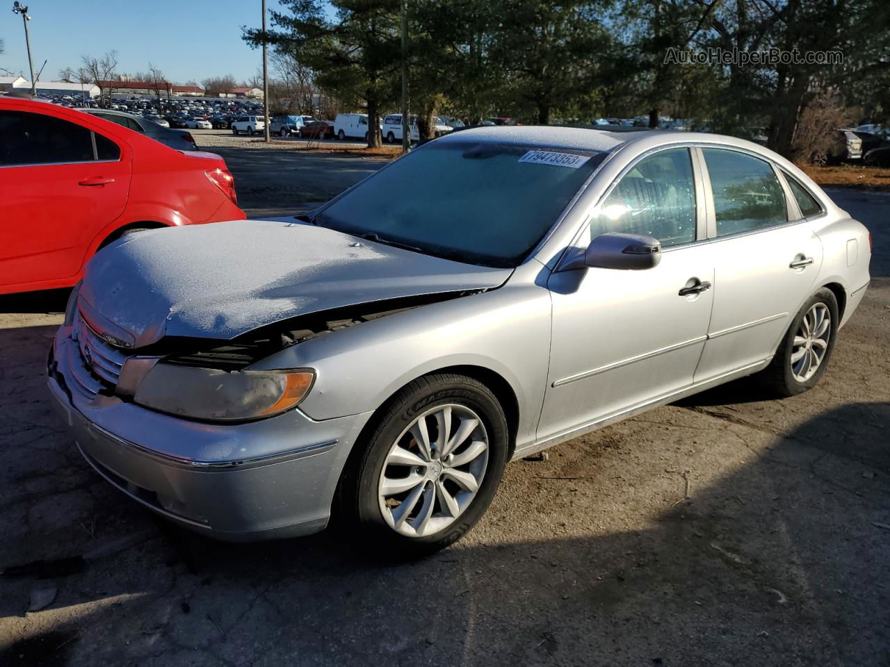 2008 Hyundai Azera Se Silver vin: KMHFC46F78A254312