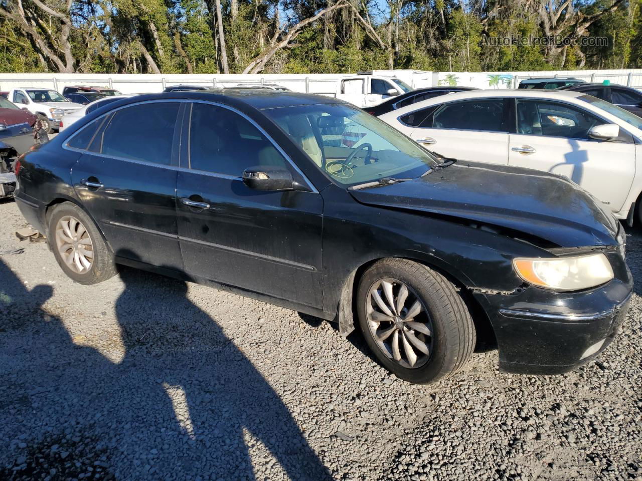 2008 Hyundai Azera Se Black vin: KMHFC46F78A262569