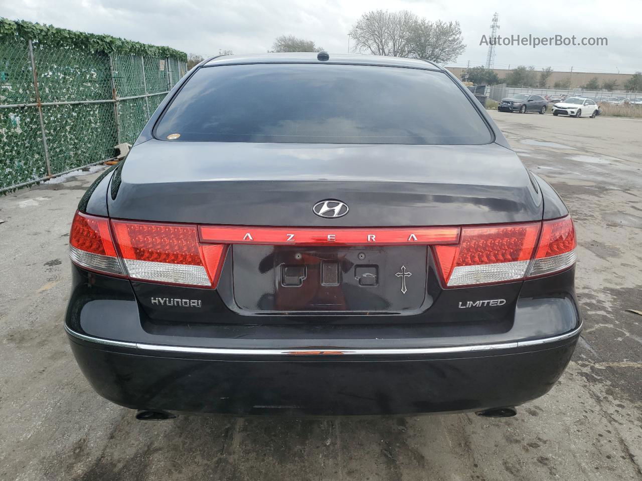 2008 Hyundai Azera Se Black vin: KMHFC46F78A319806