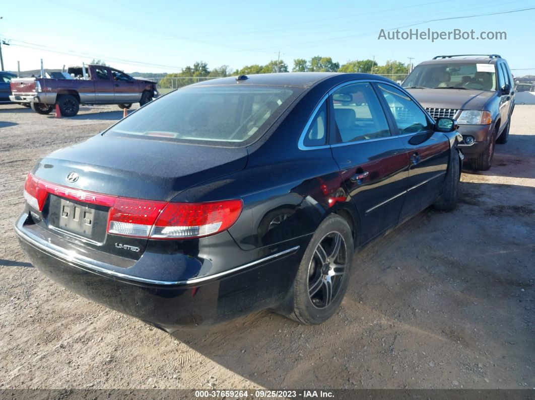 2008 Hyundai Azera Limited Black vin: KMHFC46F78A320244