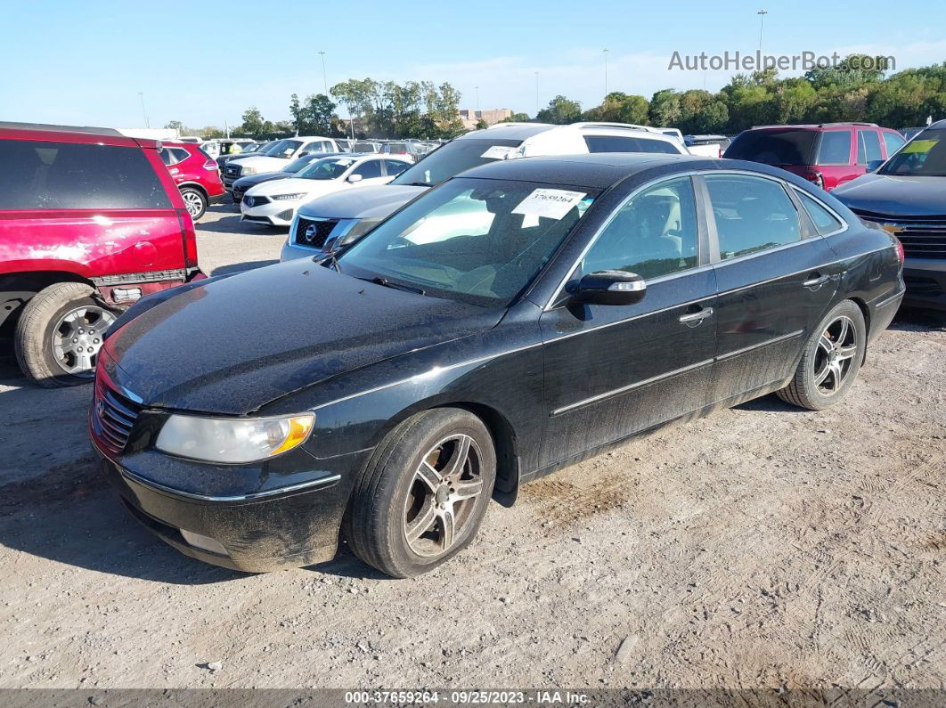 2008 Hyundai Azera Limited Black vin: KMHFC46F78A320244