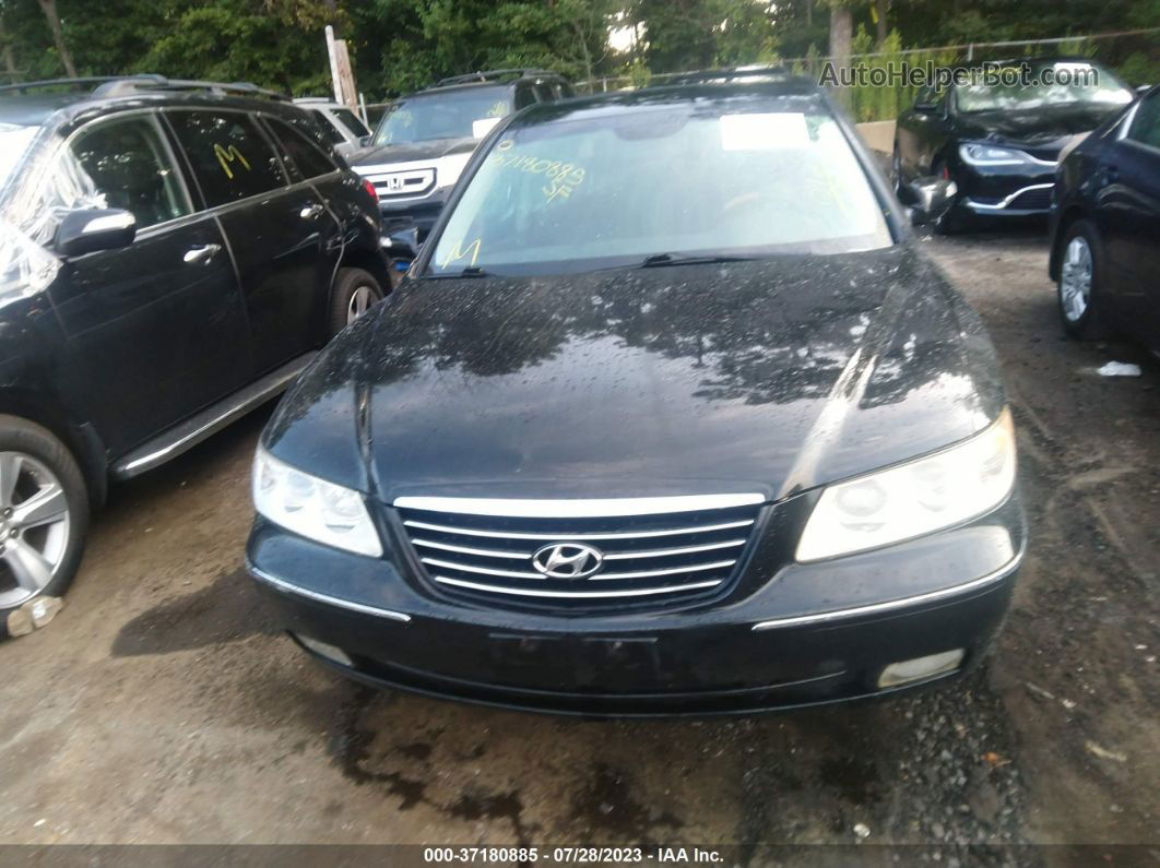 2008 Hyundai Azera Limited Черный vin: KMHFC46F88A255887