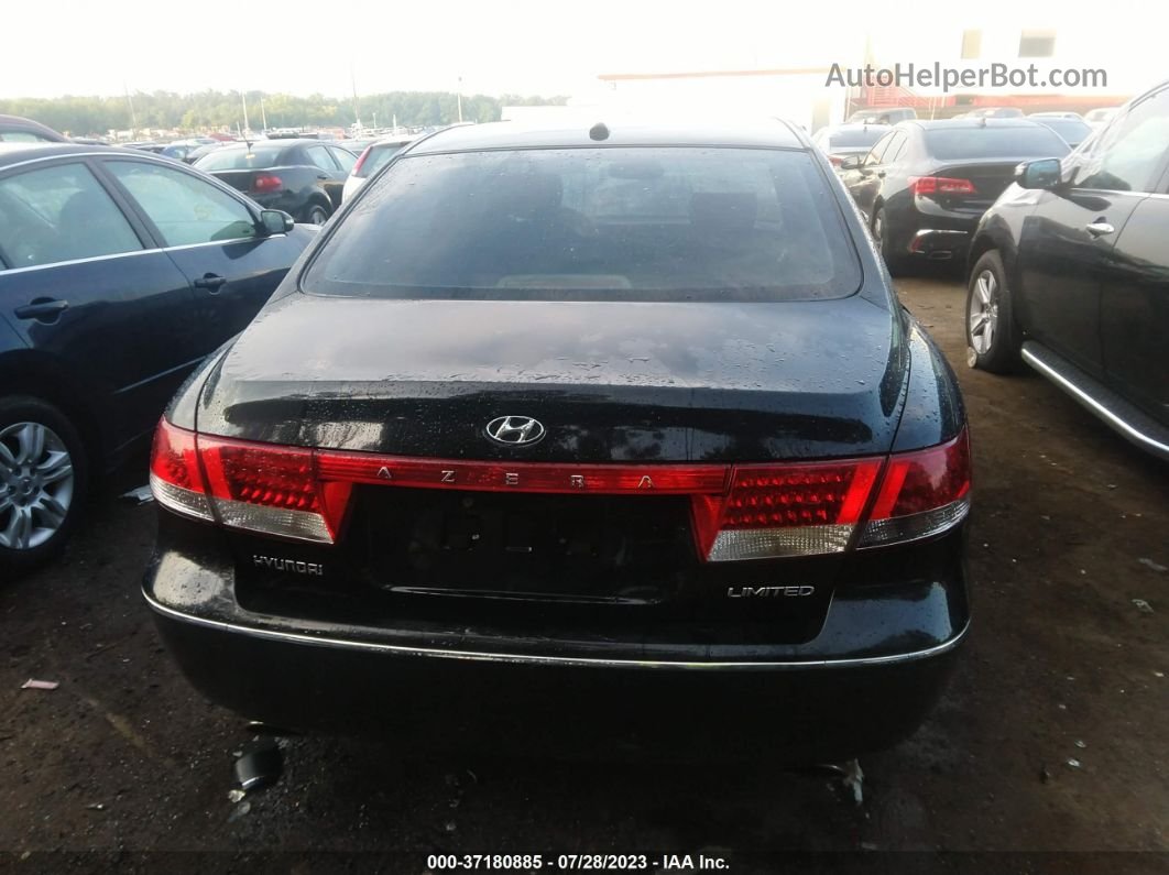 2008 Hyundai Azera Limited Black vin: KMHFC46F88A255887