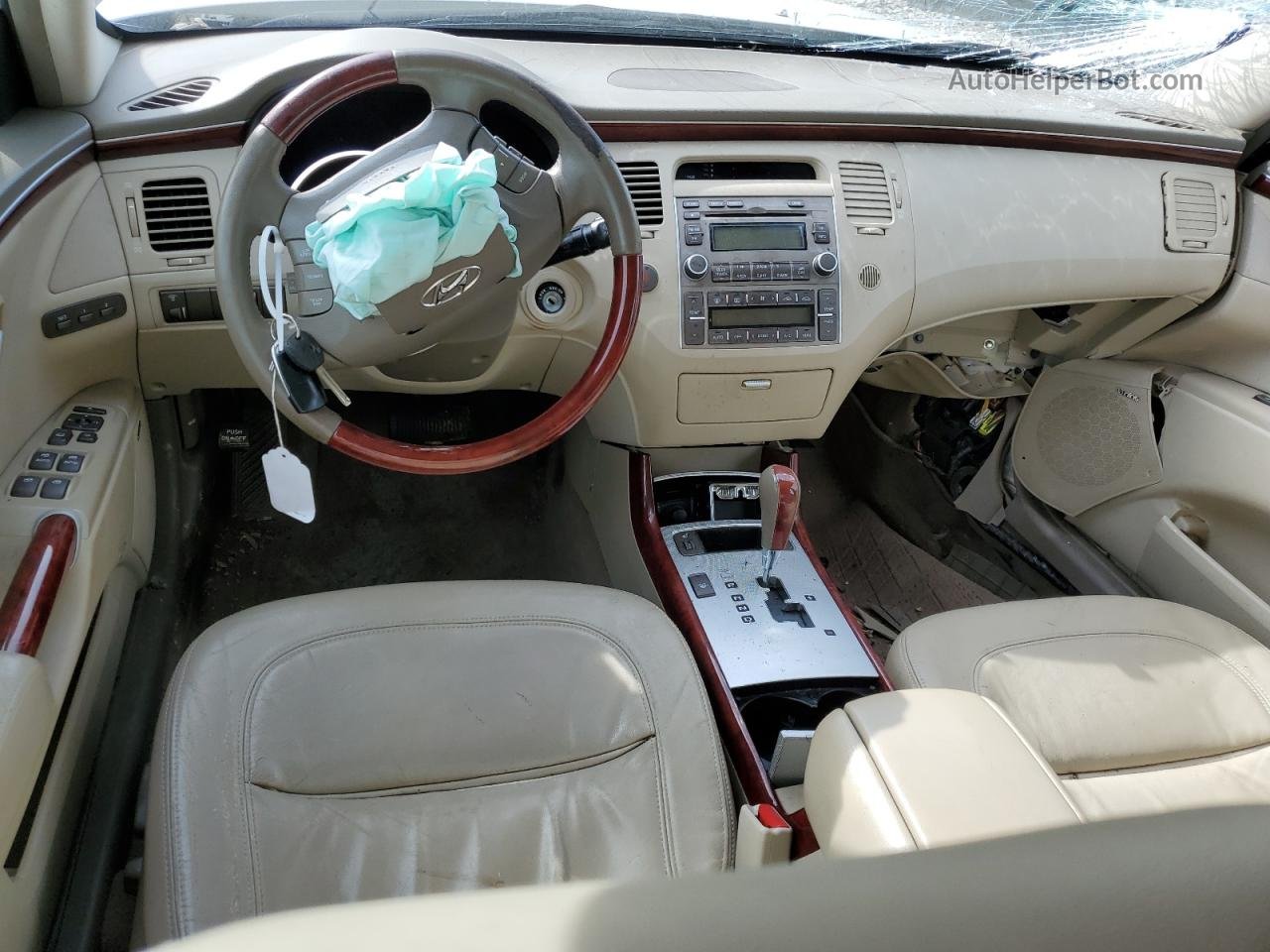 2008 Hyundai Azera Se Белый vin: KMHFC46F88A298786