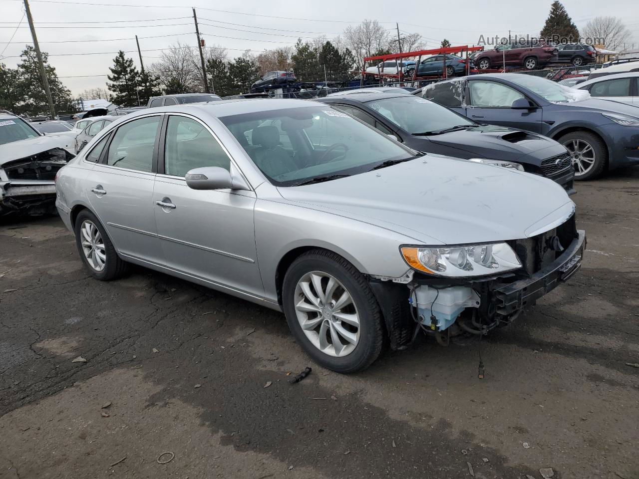 2008 Hyundai Azera Se Серебряный vin: KMHFC46F88A316932