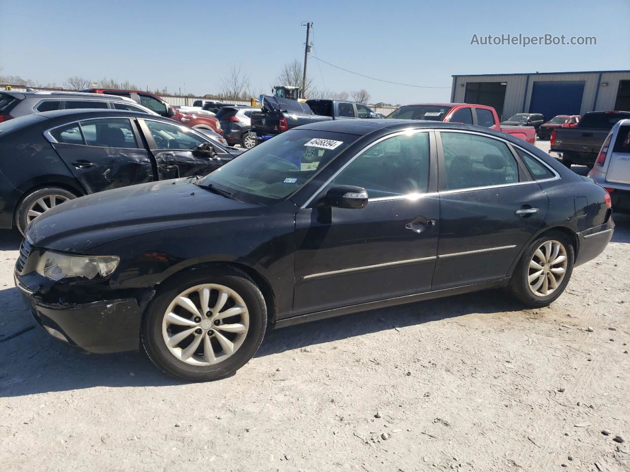 2008 Hyundai Azera Se Black vin: KMHFC46F88A319426