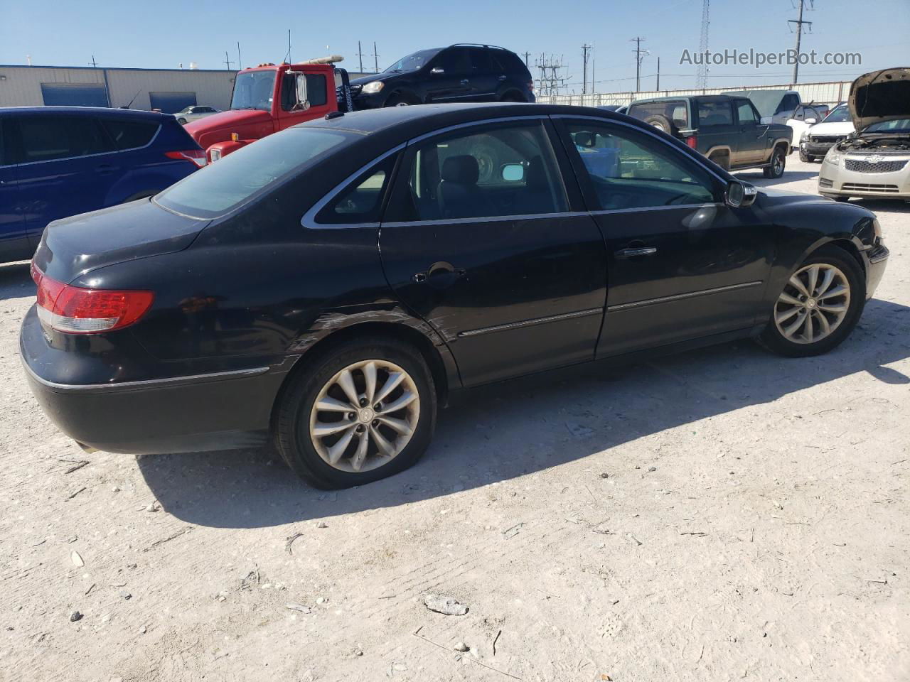 2008 Hyundai Azera Se Black vin: KMHFC46F88A319426