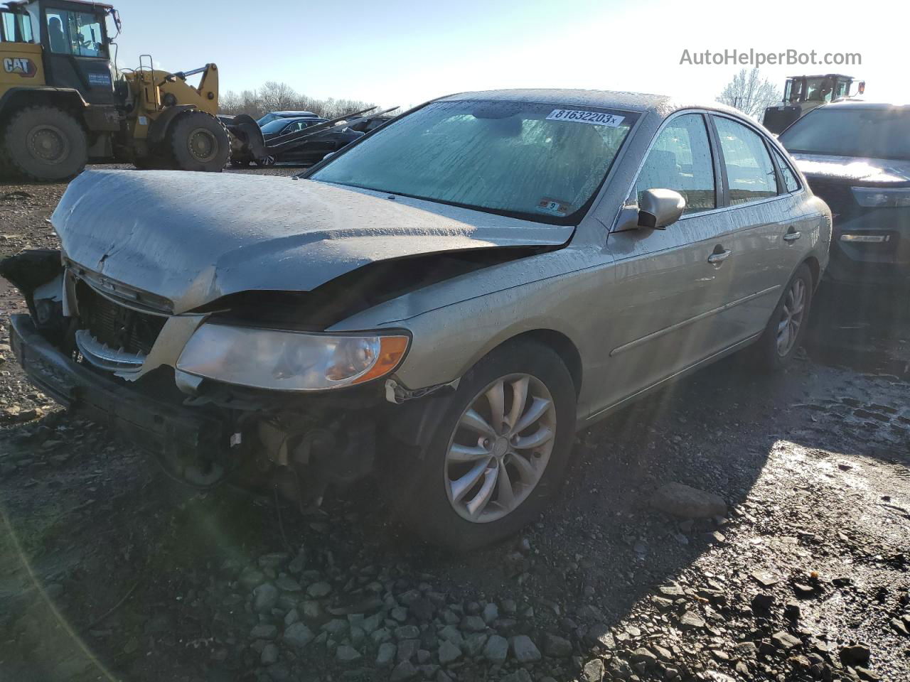 2008 Hyundai Azera Se Бежевый vin: KMHFC46F88A332841