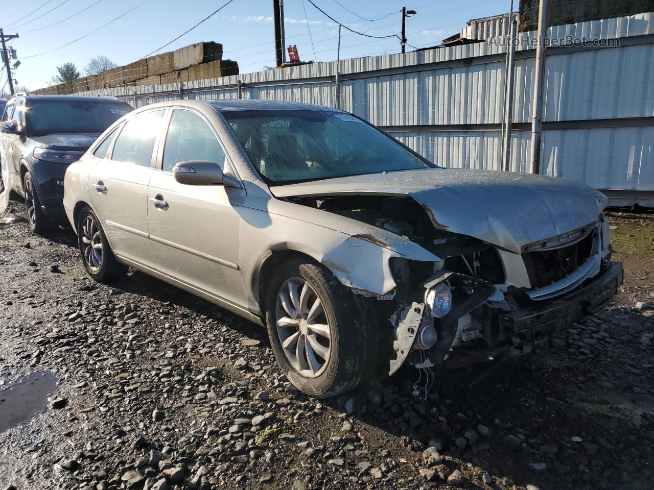 2008 Hyundai Azera Se Beige vin: KMHFC46F88A332841