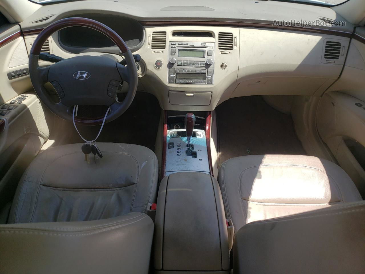 2008 Hyundai Azera Se Белый vin: KMHFC46F98A265117