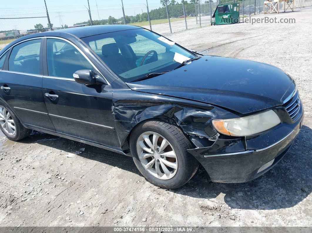 2008 Hyundai Azera Limited Black vin: KMHFC46F98A265604