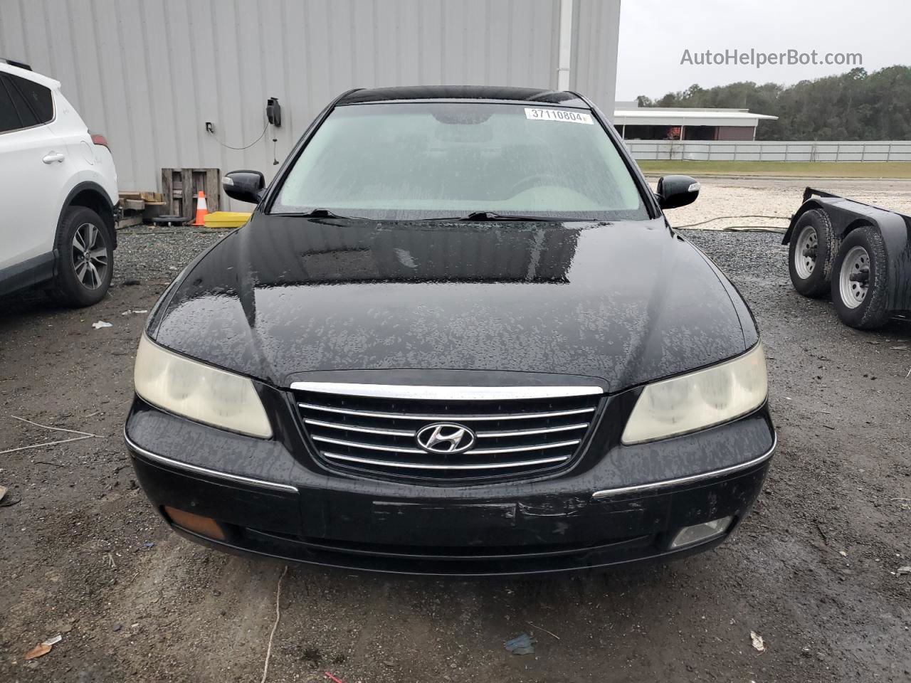 2008 Hyundai Azera Se Черный vin: KMHFC46F98A302649