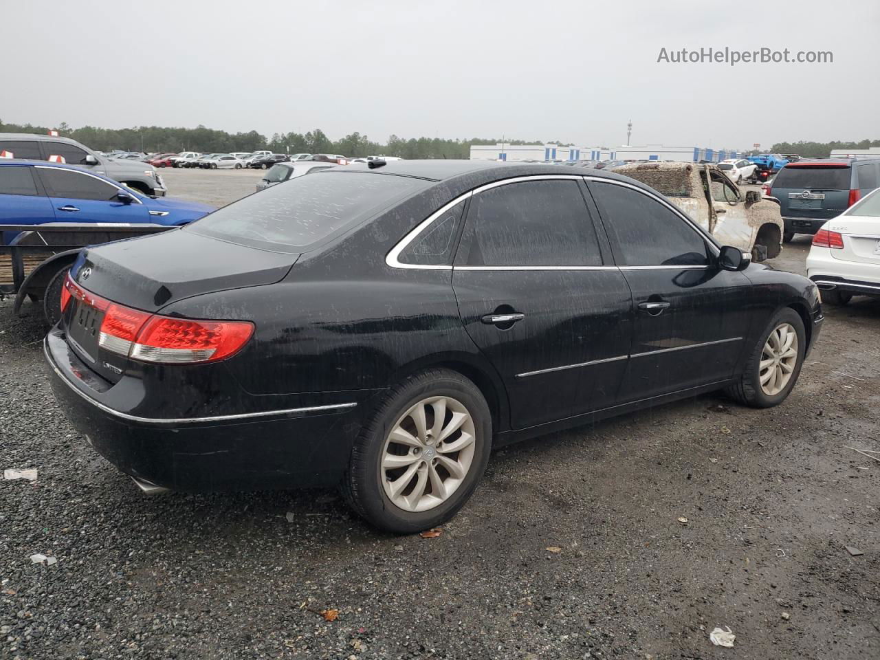 2008 Hyundai Azera Se Black vin: KMHFC46F98A302649