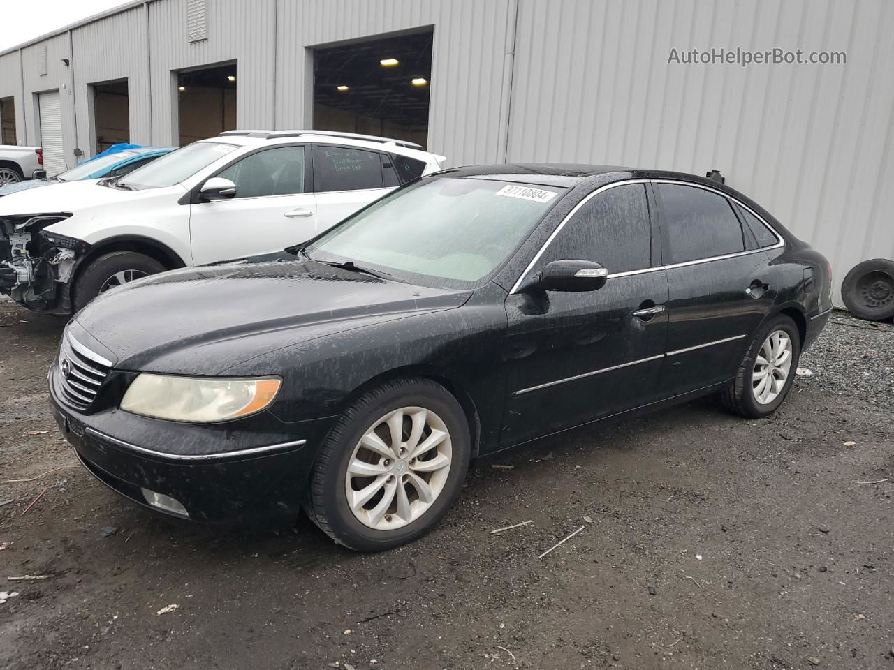 2008 Hyundai Azera Se Черный vin: KMHFC46F98A302649