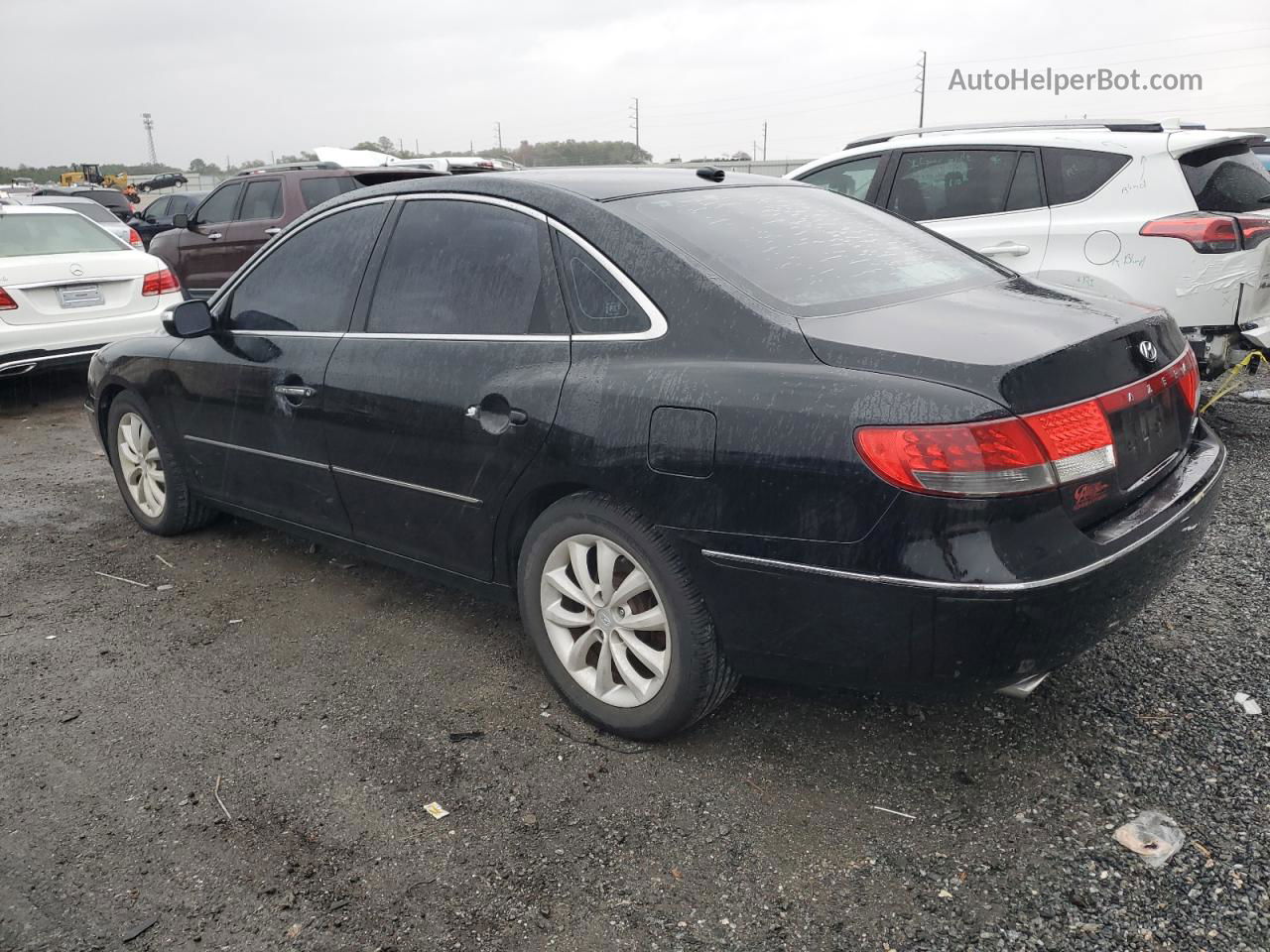 2008 Hyundai Azera Se Черный vin: KMHFC46F98A302649