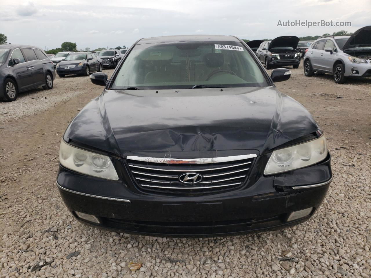 2008 Hyundai Azera Se Black vin: KMHFC46F98A318396