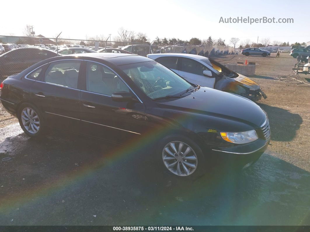 2008 Hyundai Azera Limited Black vin: KMHFC46F98A319130