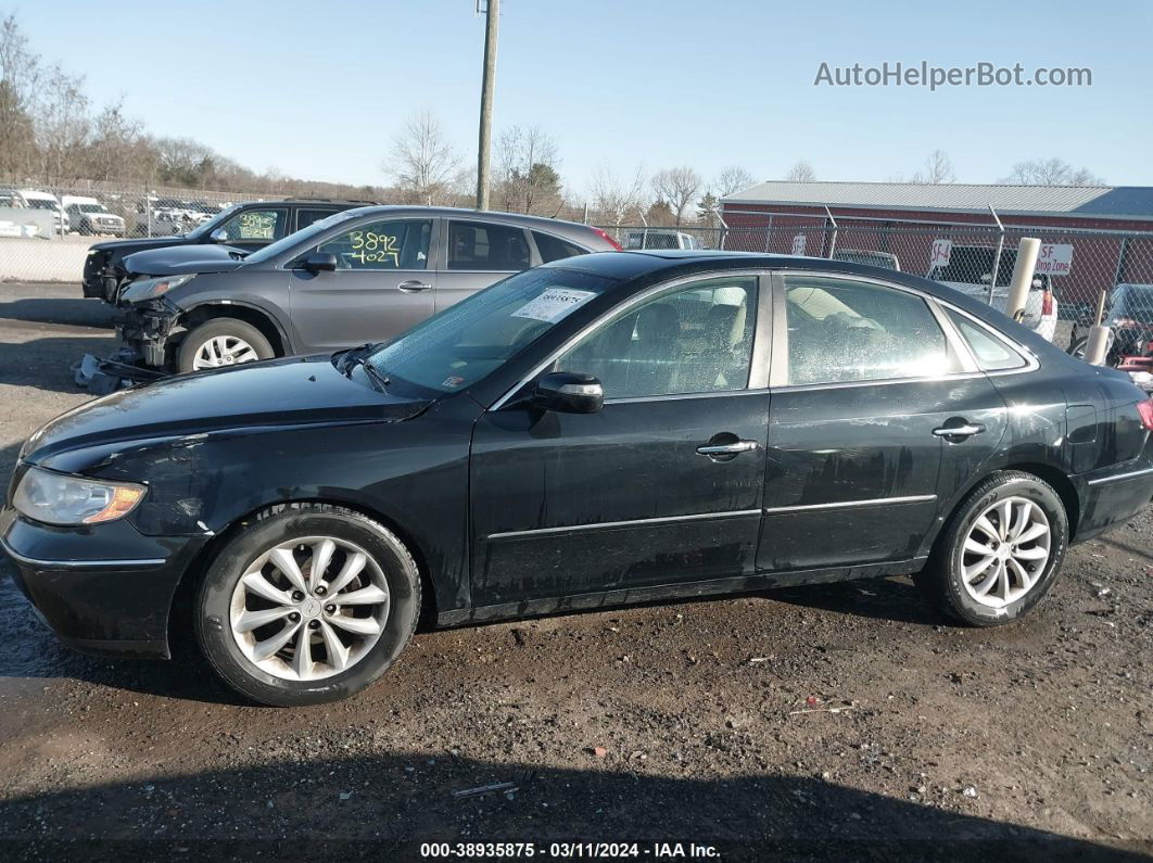 2008 Hyundai Azera Limited Black vin: KMHFC46F98A319130