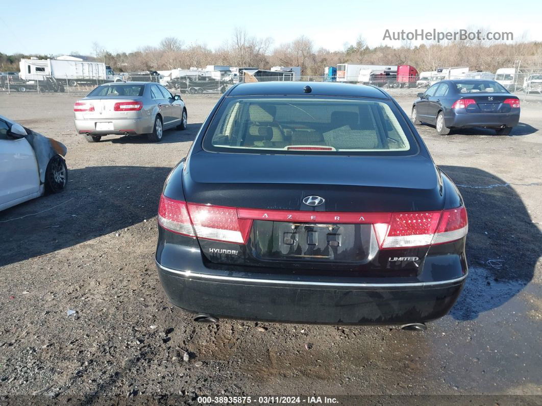 2008 Hyundai Azera Limited Black vin: KMHFC46F98A319130