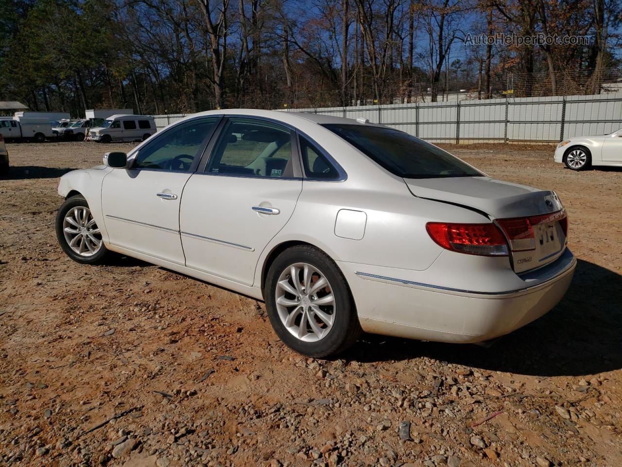 2008 Hyundai Azera Se Белый vin: KMHFC46FX8A262789