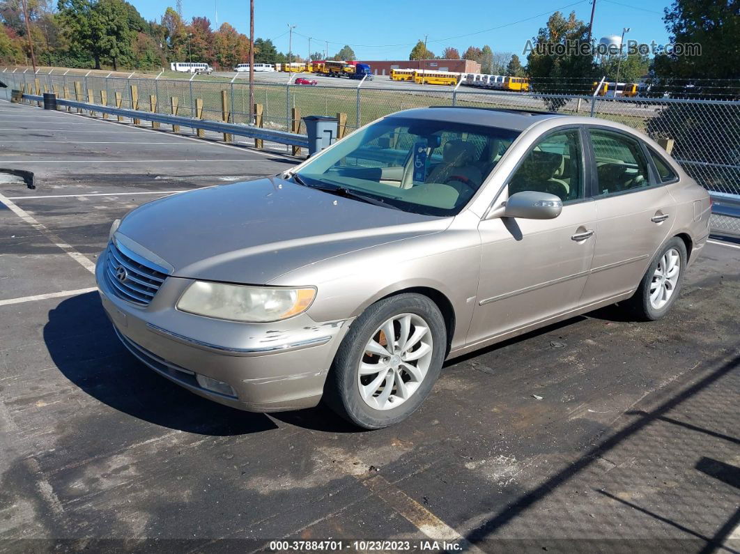 2008 Hyundai Azera Limited Tan vin: KMHFC46FX8A263005