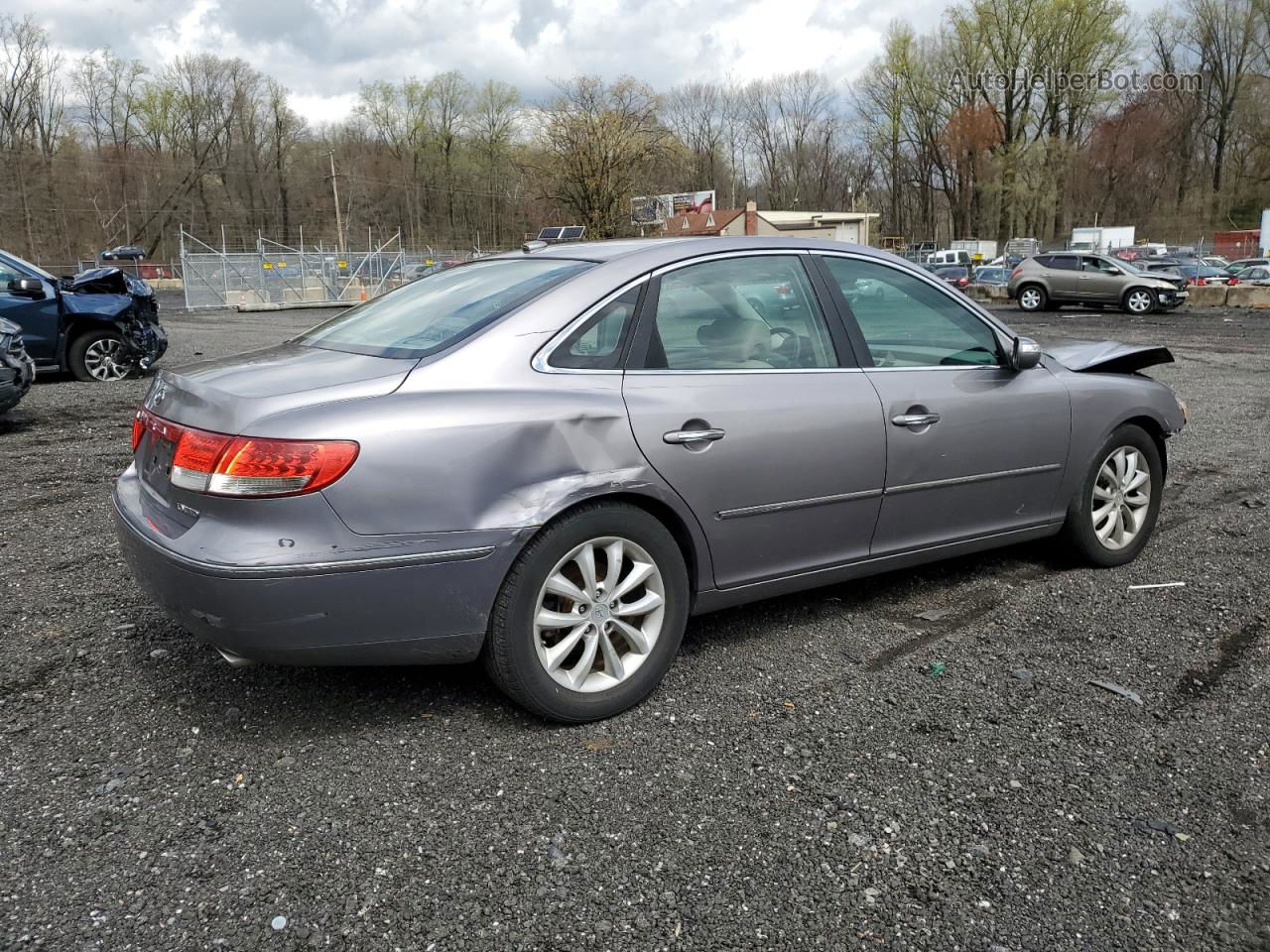 2008 Hyundai Azera Se Gray vin: KMHFC46FX8A265370