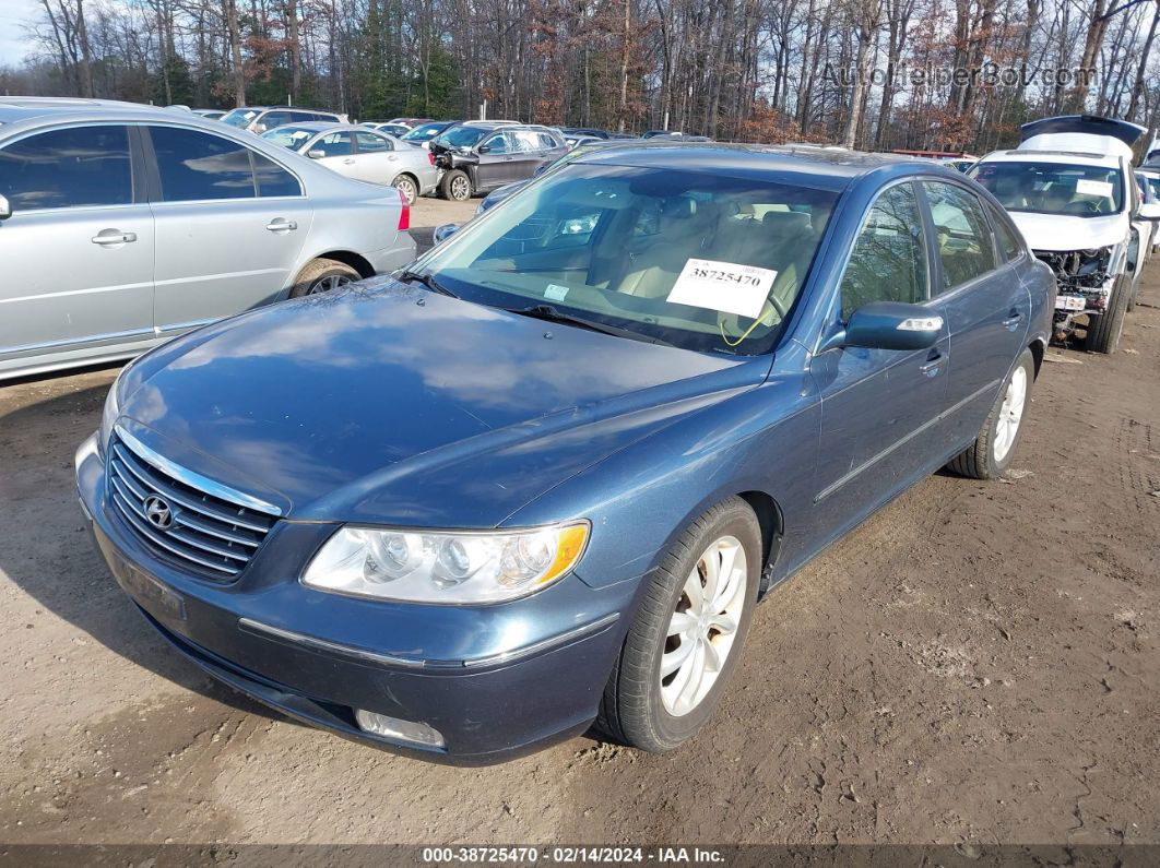 2008 Hyundai Azera Limited Blue vin: KMHFC46FX8A332193