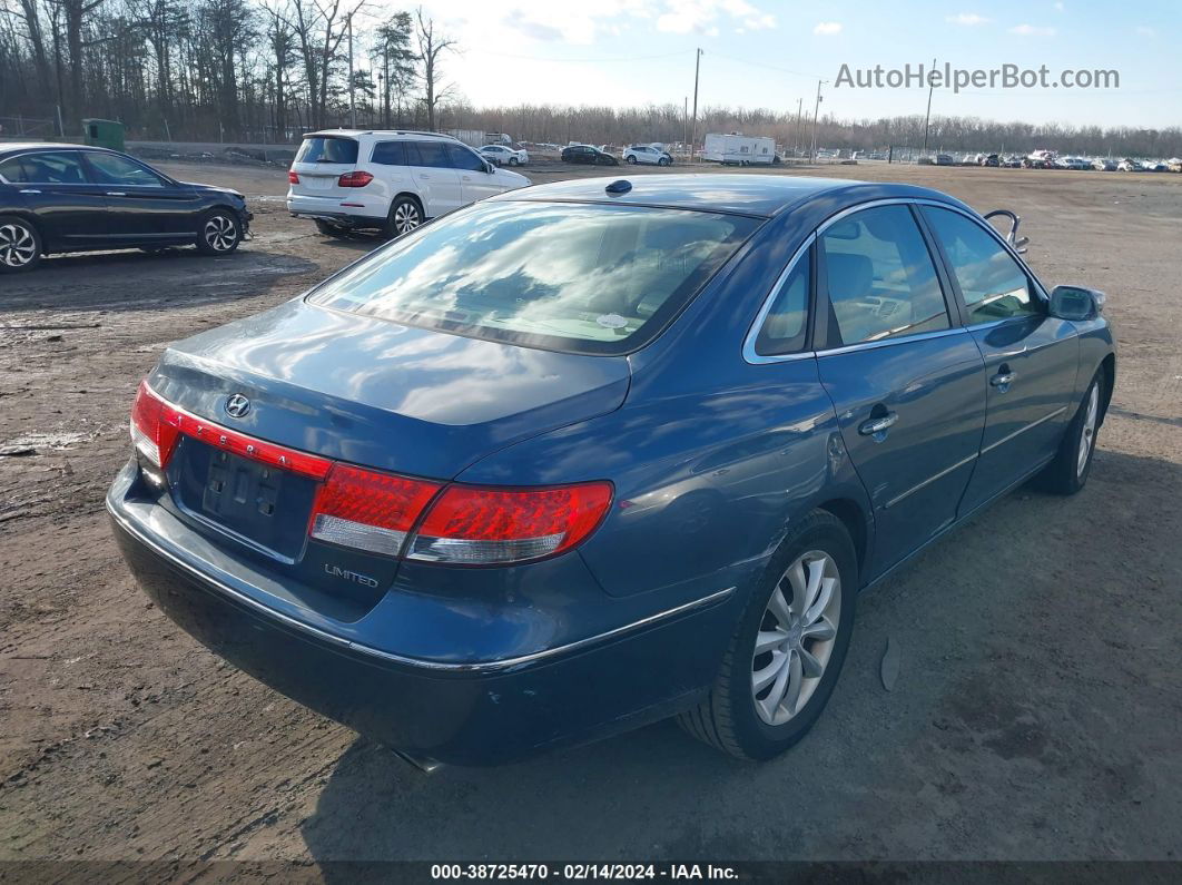 2008 Hyundai Azera Limited Blue vin: KMHFC46FX8A332193