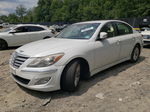 2013 Hyundai Genesis 3.8l White vin: KMHGC4DD0DU215284