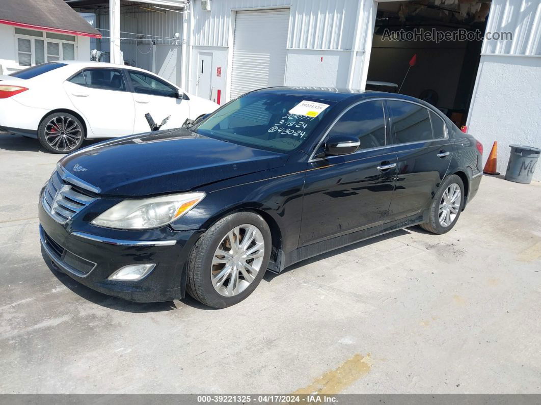 2013 Hyundai Genesis 3.8 Black vin: KMHGC4DD0DU246356