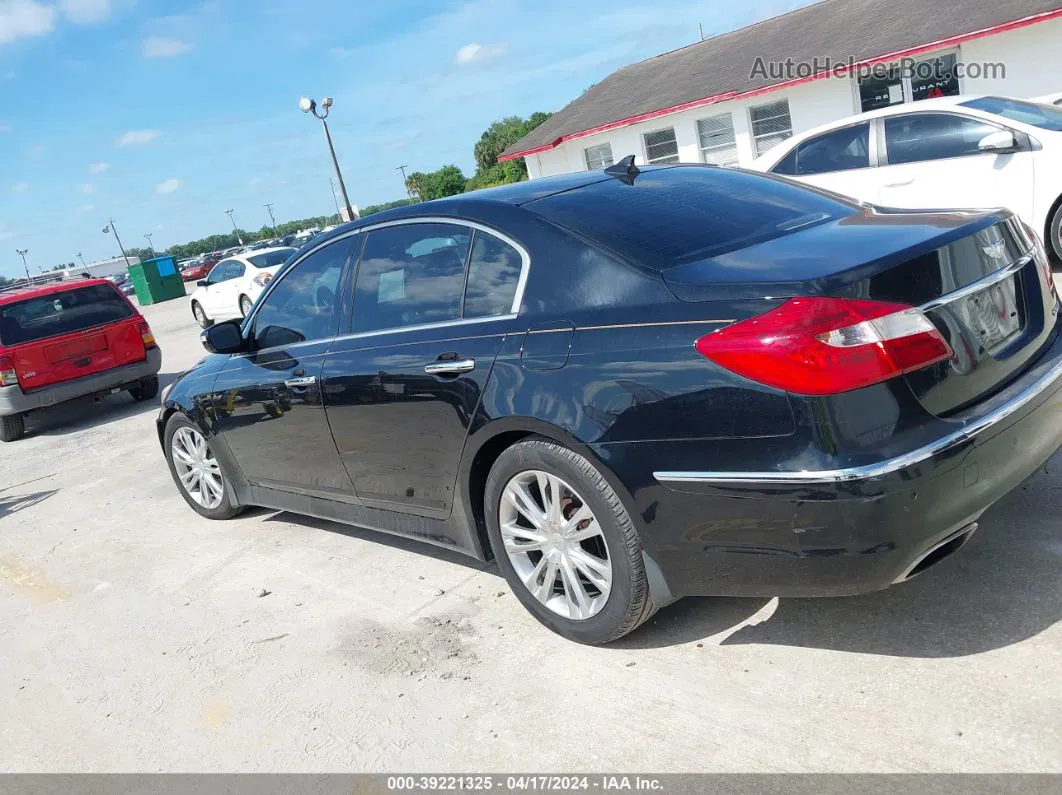 2013 Hyundai Genesis 3.8 Black vin: KMHGC4DD0DU246356