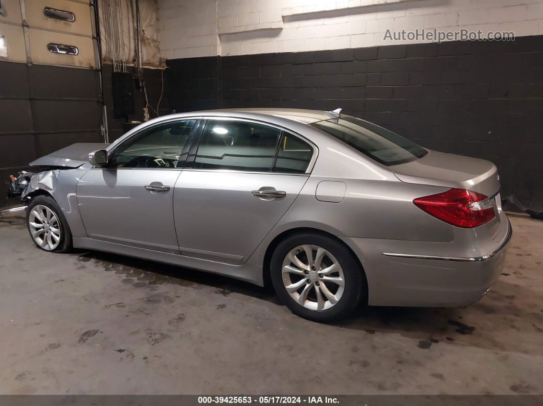 2013 Hyundai Genesis 3.8 Silver vin: KMHGC4DD0DU248219