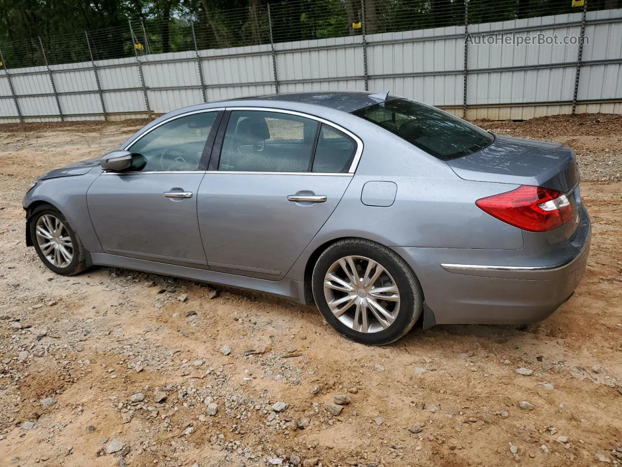 2013 Hyundai Genesis 3.8l Gray vin: KMHGC4DD0DU255817