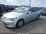 2013 Hyundai Genesis 3.8l Silver vin: KMHGC4DD1DU234202