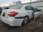 2013 Hyundai Genesis 3.8l White vin: KMHGC4DD1DU240405