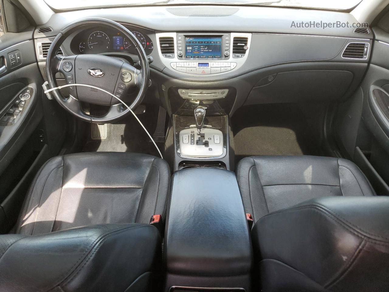 2013 Hyundai Genesis 3.8l Черный vin: KMHGC4DD1DU242588