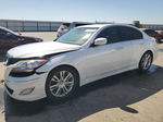 2013 Hyundai Genesis 3.8l White vin: KMHGC4DD1DU257740