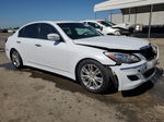 2013 Hyundai Genesis 3.8l White vin: KMHGC4DD1DU257740