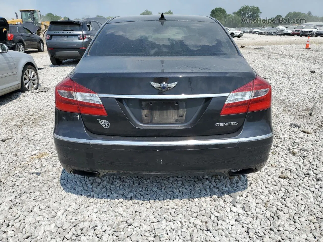 2013 Hyundai Genesis 3.8l Black vin: KMHGC4DD2DU244463