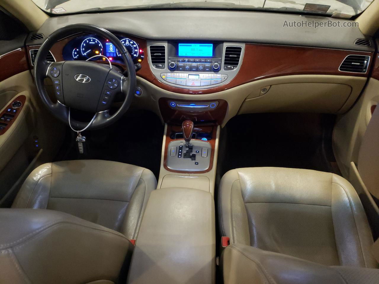 2013 Hyundai Genesis 3.8l Синий vin: KMHGC4DD3DU209737