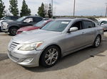 2013 Hyundai Genesis 3.8l Silver vin: KMHGC4DD3DU250997