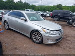 2013 Hyundai Genesis 3.8 Silver vin: KMHGC4DD4DU232525