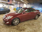 2013 Hyundai Genesis 3.8l Burgundy vin: KMHGC4DD4DU233643