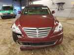 2013 Hyundai Genesis 3.8l Burgundy vin: KMHGC4DD4DU233643